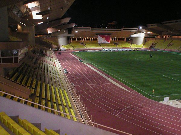 Vue du stade Stade Louis-II