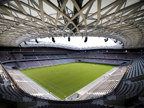 Vue du stade Allianz Riviera