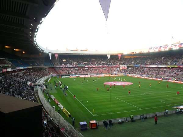 Vue du stade Parc des Princes